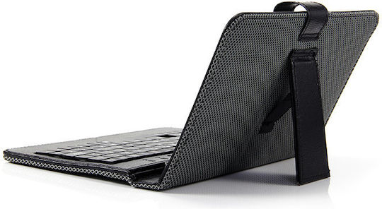 Clever Flip Cover with Keyboard in English US Black (Universal 8")