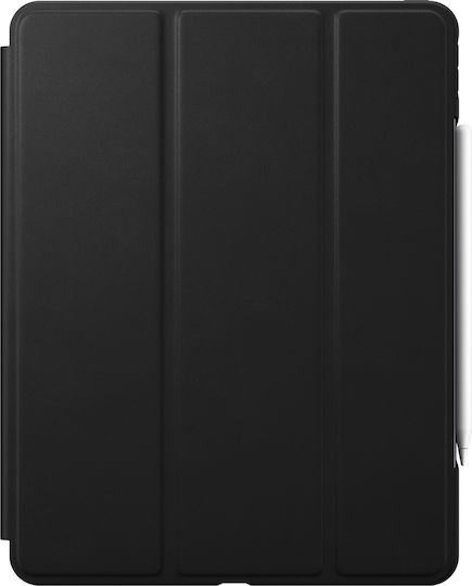 Nomad Folio Flip Cover Piele Neagră (iPad Air 2020/2022)