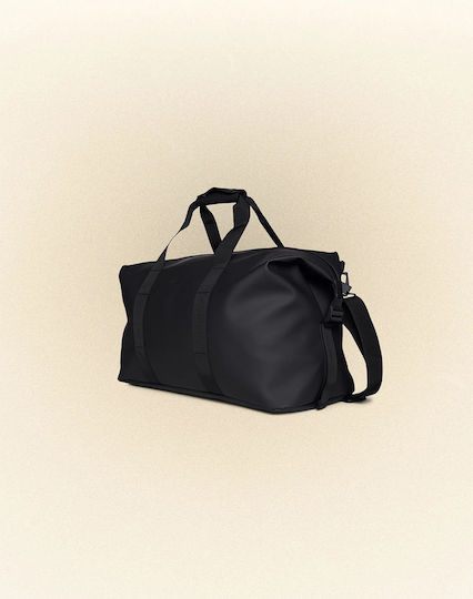 Rains Hilo Weekend Bag W3 Sack Voyage 37lt Black made of Artificial Leather L52xW26xH27cm