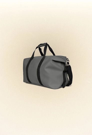 Rains Hilo Weekend Bag W3 Sack Voyage 37lt Gray made of Artificial Leather L52xW26xH27cm