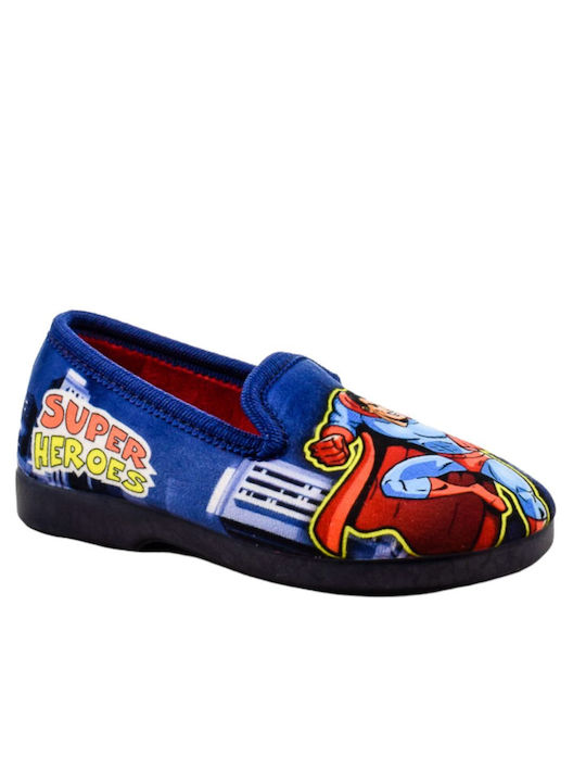 Yfantidis Boys Closed-Toe Slippers Blue