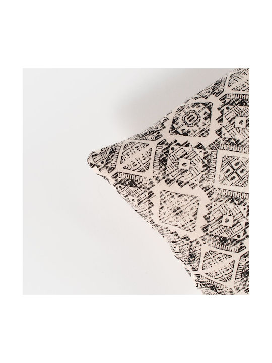 Linea Interiors Μαξιλάρι Καναπέ Boho από 100% Βαμβάκι Μπεζ 30x50εκ.