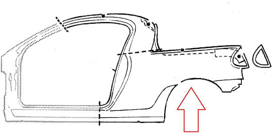 Opel Aripă auto pentru Opel Tigra