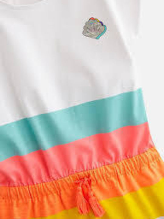 Șort/Salopetă Copii Întreg din Material Textil Multicolor