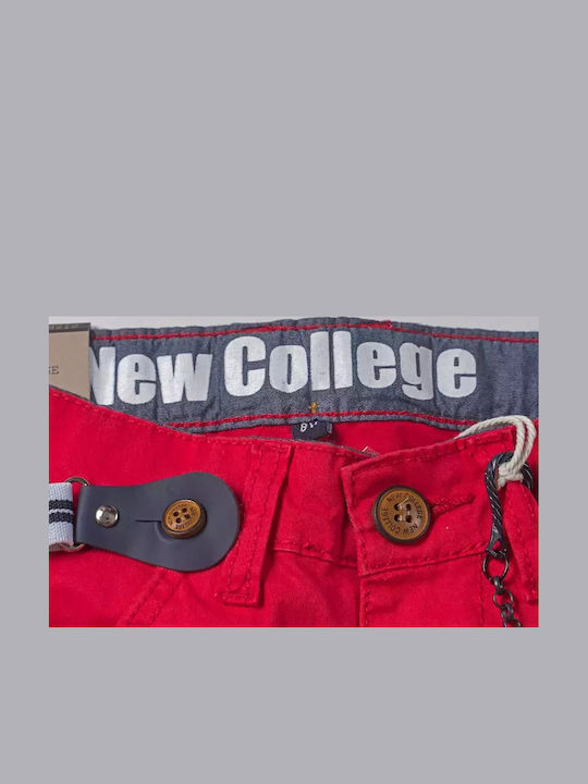 Kinder-Shorts/Bermudas Stoff Rot