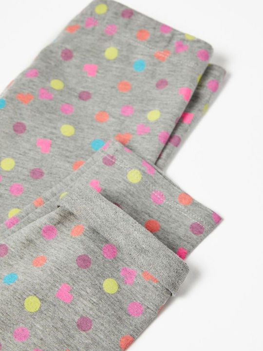 Kinder Leggings Lang Gray