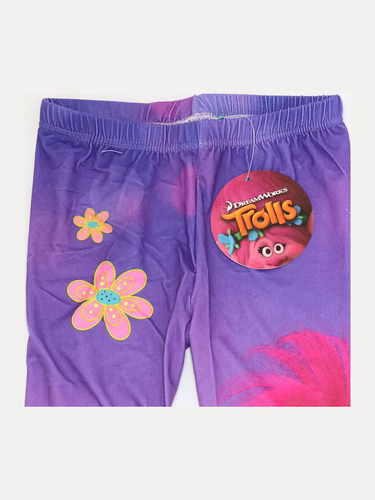 Kids Legging Long Purple