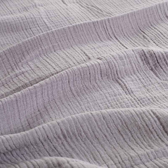 Aigaion Muslin Blanket Double 240x280cm Gray