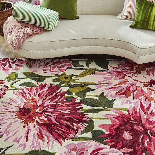 Harlequin Lucrat manual Covor Rectangular Din lână Fuchsia