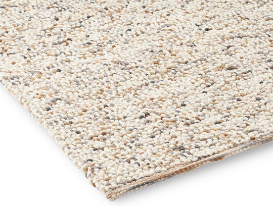 Brink & Campman Pebble Covor Rectangular Din lână Nisip natural