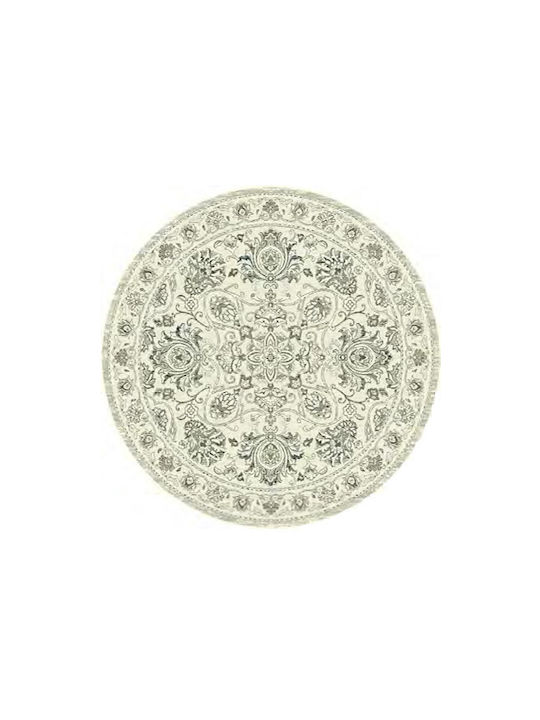 Bekas Carpets Rug Round Ecru