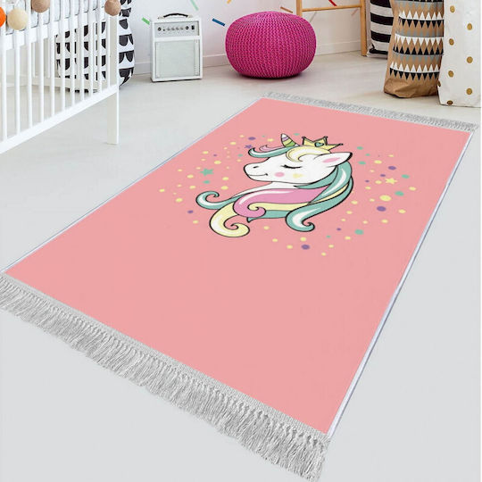 Chilai Home Παιδικό Χαλί Βαμβακερό Ροζ 120x180cm
