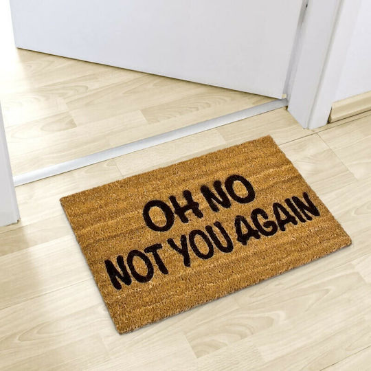 Relaxdays Entrance Mat made of Rubber Brown 40x60cm