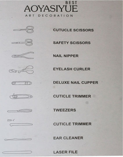 Set manichiură / pedichiură 03379