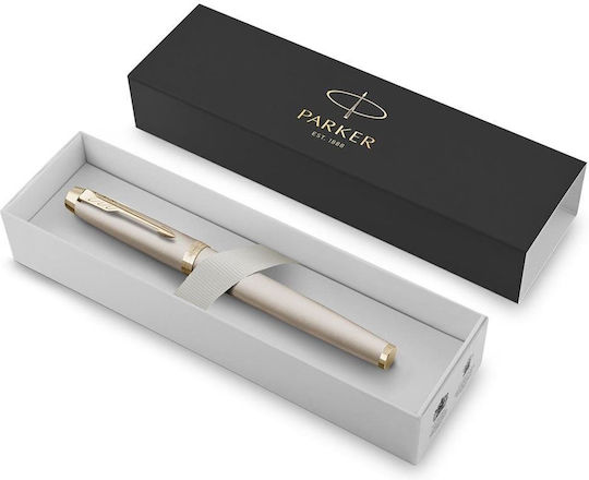 Parker Writing Pen Medium Blue made of Steel with Blue Ink