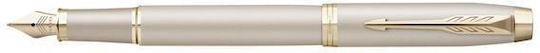 Parker Writing Pen Medium Blue made of Steel with Blue Ink