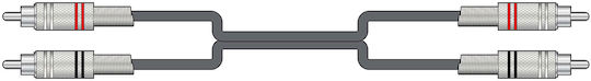 Chord Cable 2x RCA male - 2x RCA female 6m 190.055UK