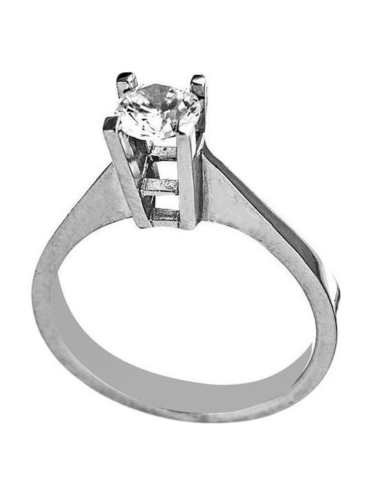 Paraxenies Single Stone Ring From Silver Paraxenies Single Stone Ring From Silver