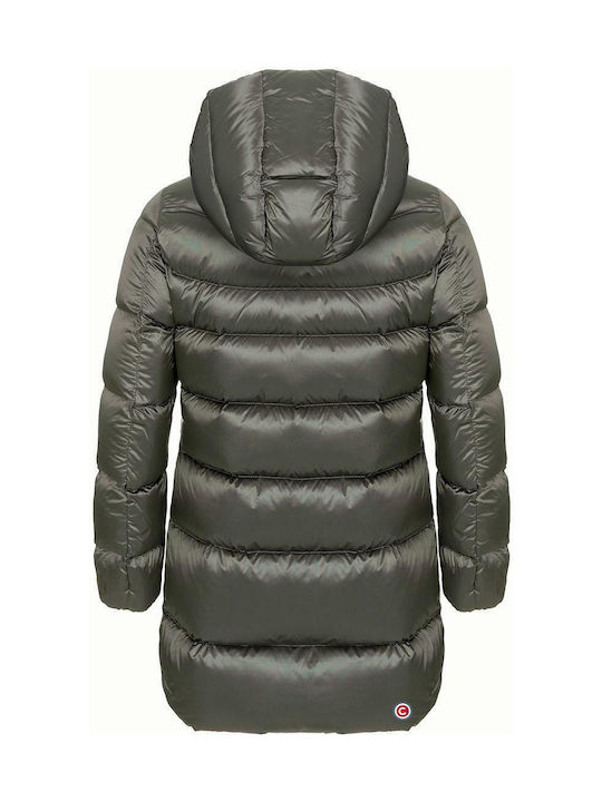 Colmar Kinderparka Lang mit Kapuze Khaki