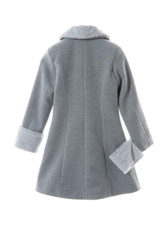 Babylon Girls Coat Gray