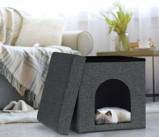 Relaxdays Relaxdays Katzenbett Grau