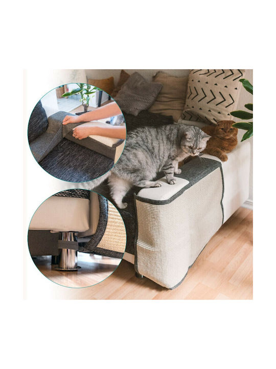 Navaris Scratching Post Floor Mats Gray Wall Mounted 50x70cm