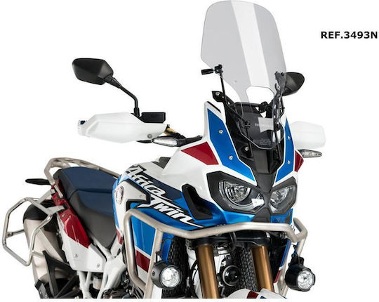 Puig Motorcycle Windshield & Windscreen Installation Kit for Honda Africa Twin CRF1000L 3493N