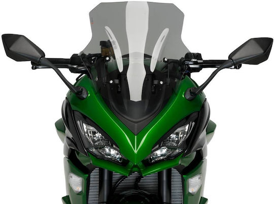 Puig Motorcycle Windshield & Windscreen Tinted Visor for Kawasaki Ninja ZX - 10 R 20471H