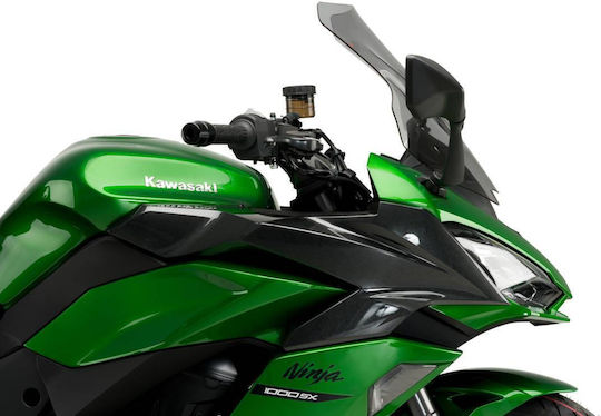 Puig Motorcycle Windshield & Windscreen Tinted Visor for Kawasaki Ninja ZX - 10 R 20471H