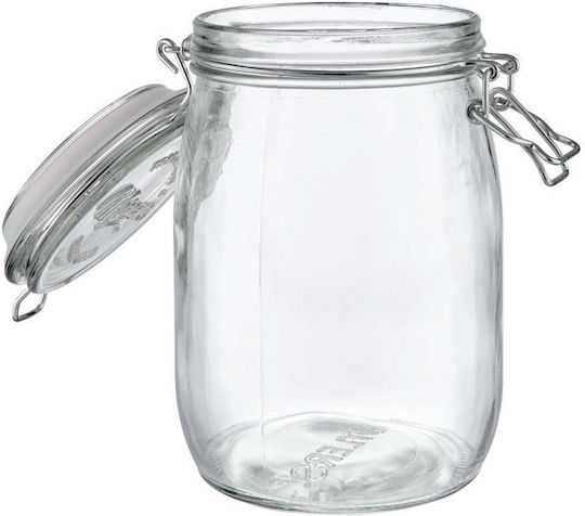 Butlers Vază Mason Utilizare Generală cu Capac Ermetic Sticlă Transparentă 1000ml