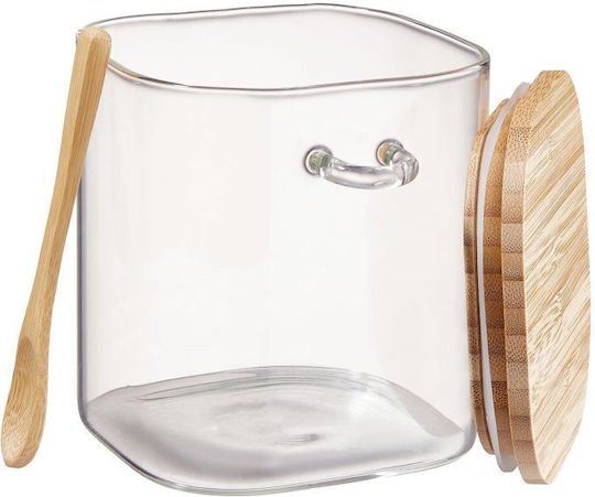 Butlers General Use Vase with Lid Glass Transparent 750ml
