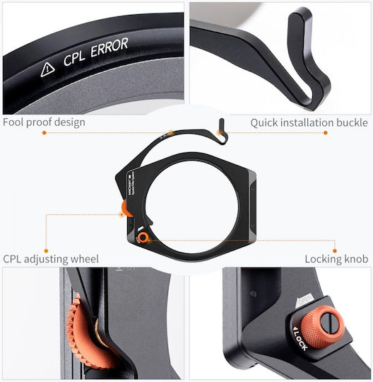 K&F Concept Square Kit Αξεσουάρ Φακών
