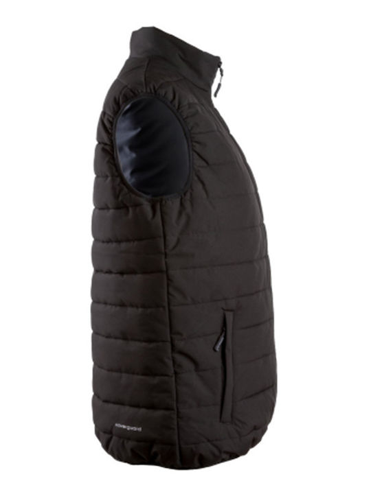 Coverguard Ανδρικό Γιλέκο Εργασίας Αδιάβροχο Μαύρο