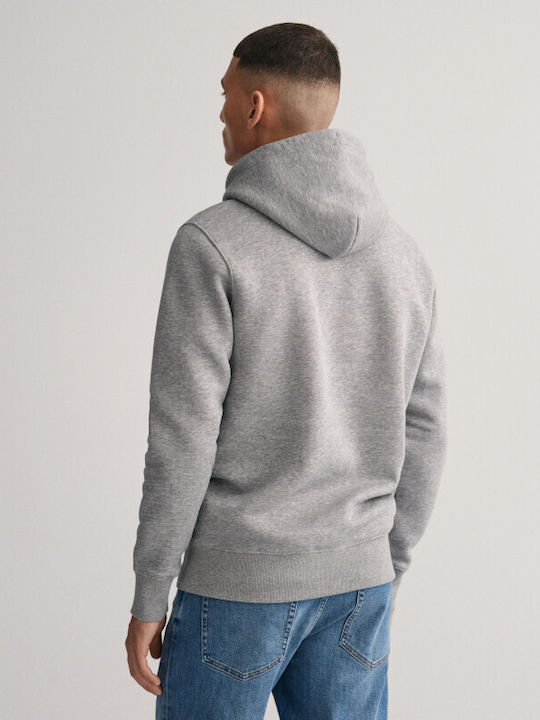 Gant Herren Sweatshirt mit Kapuze Gray