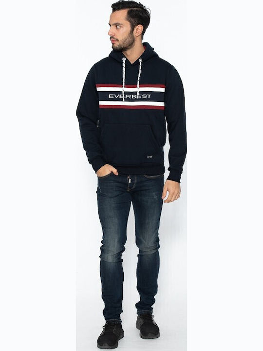 Sweatshirt mit Kapuze Blau