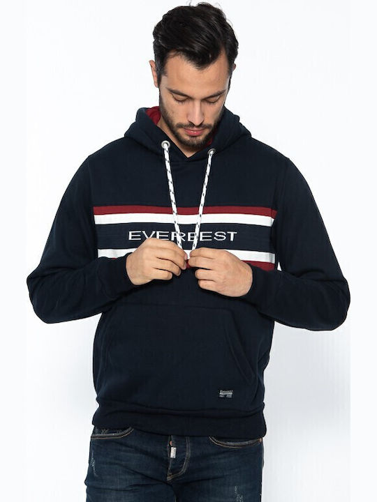 Sweatshirt mit Kapuze Blau