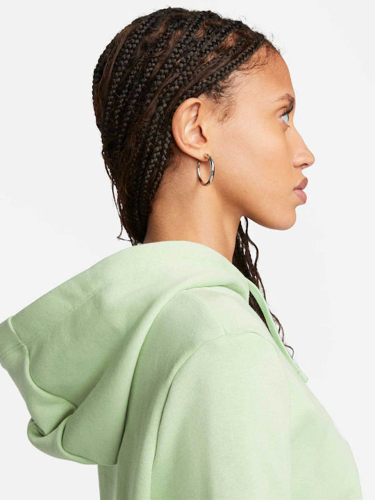 Women's Sweatshirt Hooded Green