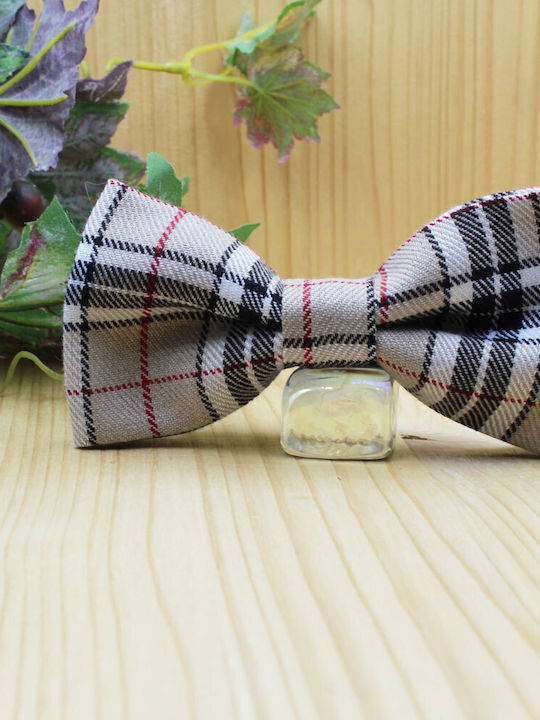 JFashion Handmade Bow Tie Beige