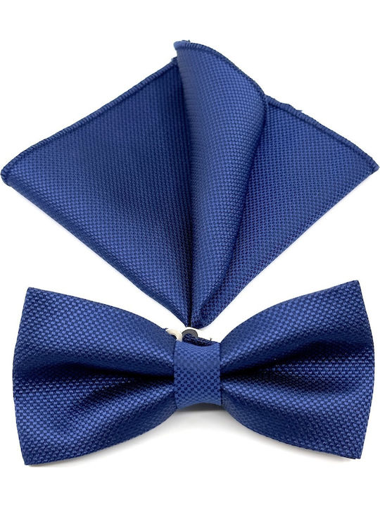 Legend Accessories Σετ Υφασμάτινo Παπιγιόν με Μαντήλι Μπλε Legend Accessories Σετ Υφασμάτινo Παπιγιόν με Μαντήλι Μπλε