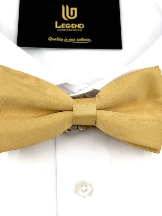 Legend Accessories Bow Tie Set with Pochette Gold