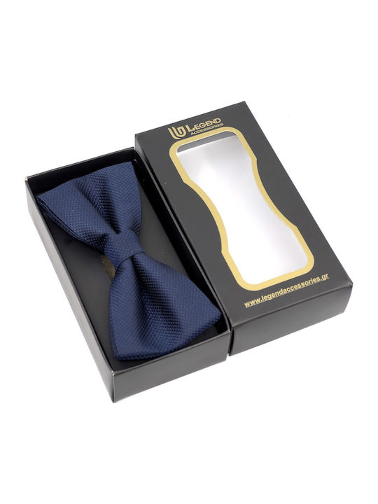 Legend Accessories Bow Tie Set with Pochette Blue