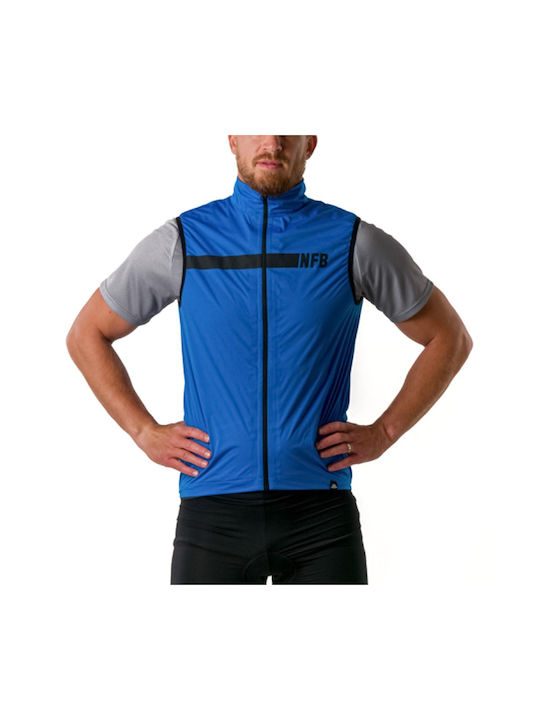 Northfinder Waterproof Cycling Windbreaker Jacket Sleeveless Blue
