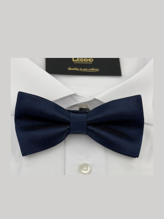 Legend Accessories Bow Tie Set with Pochette Blue