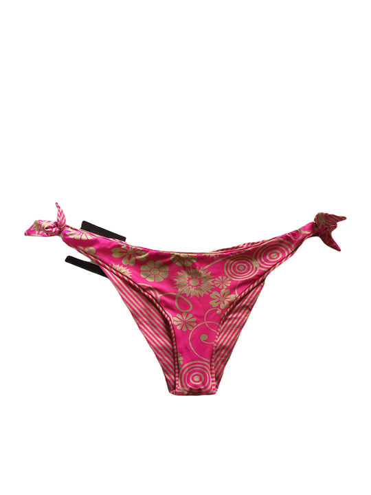 Bikini Slip mit Schnürchen Rosa