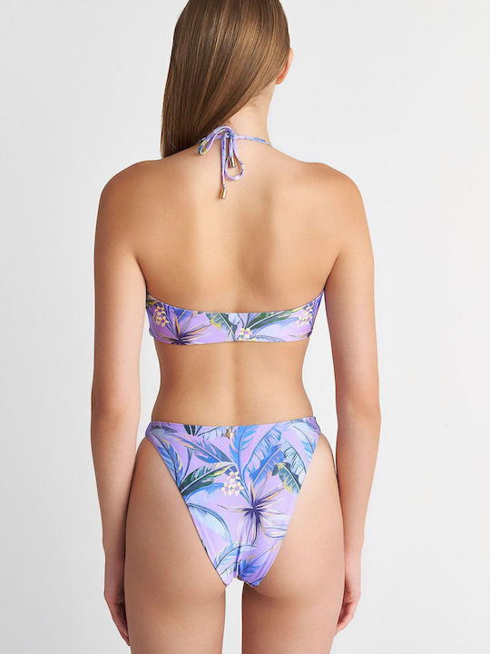 Bikini Slip Ψηλόμεσο Floral