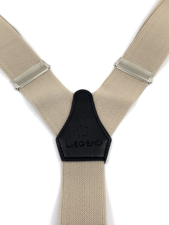 Legend Accessories Тиранти Едноцветна Бежов
