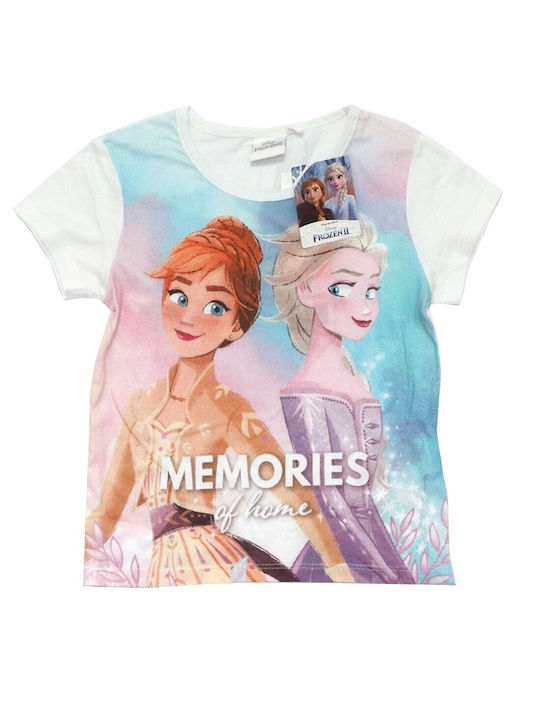 Disney Kinder Schlafanzug Sommerlich Weiß