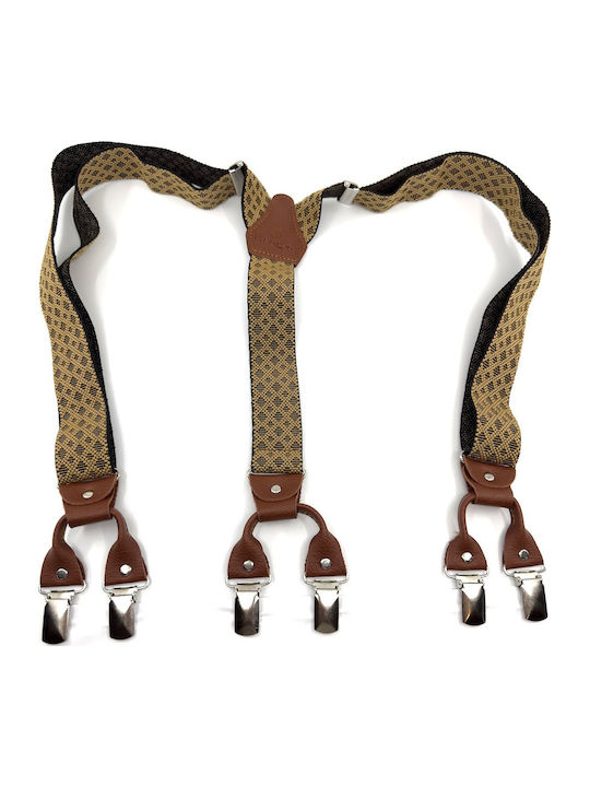 Legend Accessories Suspenders Printed Brown