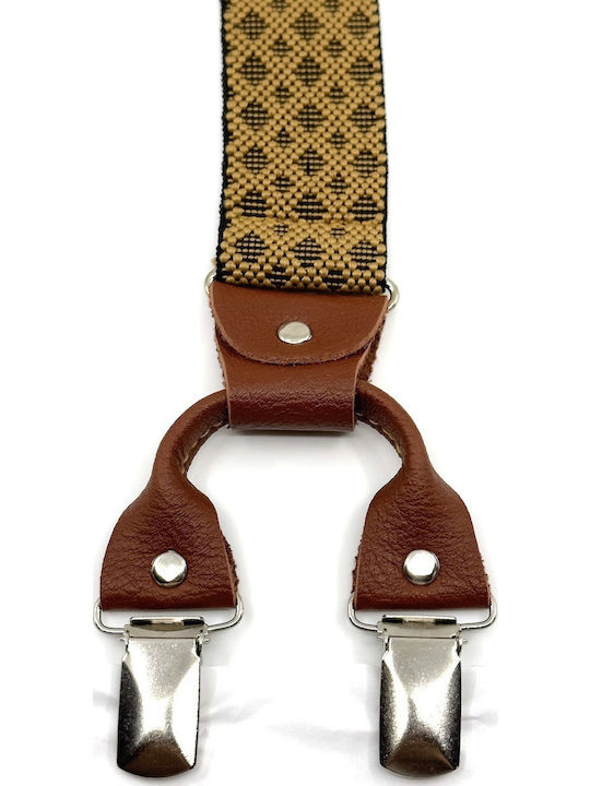 Legend Accessories Suspenders Printed Brown