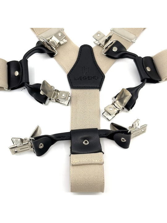 Legend Accessories Тиранти Едноцветна Бежов